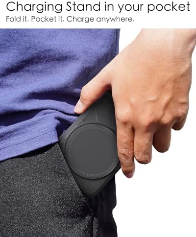 Ultimate 3-in-1 Travel Charging Station for i Phone, Android & Apple Devices – Fast Wireless Dock for Phones, Air Pods & Apple Watch – Foldable Multi-Device Charger for On-the-Go Power Solutions – Enhanced Compatibility & Speed (Adapter Not Included)