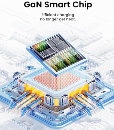 Essager 100 W Ga N USB-C Fast Charger – High-Efficiency 4-Port Travel Power Station for Mac Book, i Phone, i Pad Pro, & Samsung Devices – Universal Compatibility with Advanced Safety Features for On-the-Go Charging