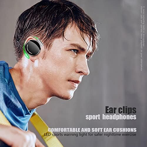 Premium Open-Ear Bluetooth Headphones V5.3 – Secure Fit Sports Audio with Advanced Noise Cancellation, Long Battery Life, and Universal Compatibility for Fitness, Commuting, and Everyday Use