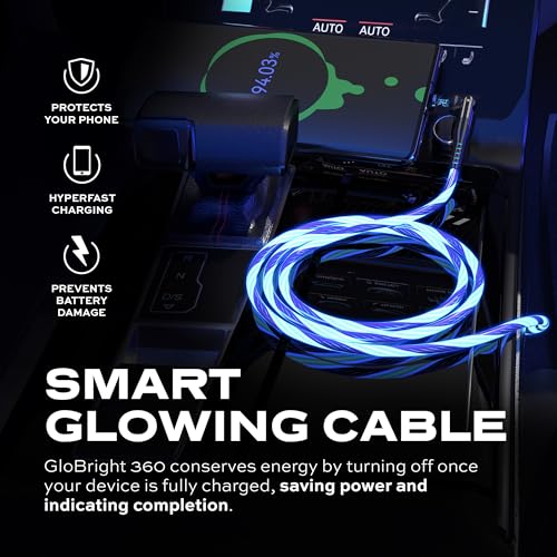 Enhance Your Charging Efficiency with the Statik 360 Magnetic 3-in-1 Cable – Versatile 6 FT Length, Rapid 3 A Power Delivery, Glo Bright Indicator for Effortless Low-Light Connectivity and Universal Device Compatibility