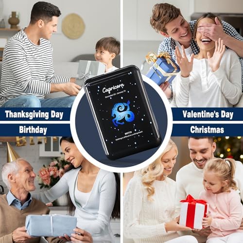 Compact 10000 m Ah Mini Power Bank – Fast Charging Portable USB-C Charger with Virgo Constellation Design for i Phone, Samsung, and Tablets – Ideal Gift for Tech Enthusiasts and Festival Celebrations – Enhanced Portability and Efficiency