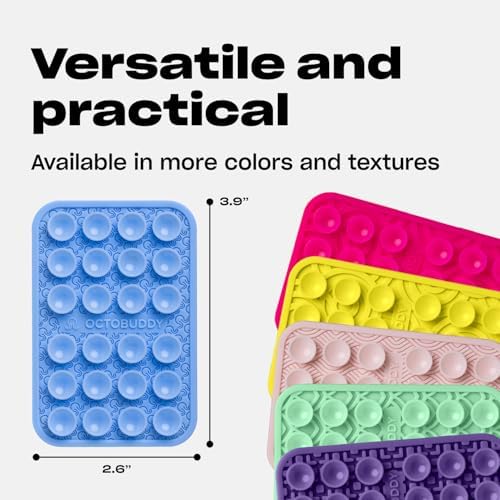 Revolutionize Your Content Creation with the Textures Ripples Silicone Suction Phone Case – Hands-Free Mounting Solution with 24 High-Performance Suction Cups for Effortless Selfies & Video Recording – Compact 2.6″ x 3.9″ Size in Bold Canary Yellow – Perfect for Vloggers and On-the-Go Documentarians – Ultimate Compatibility and Easy Application