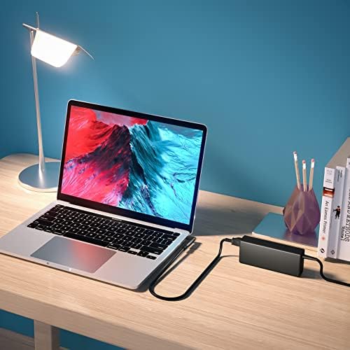 Universal 90 W Laptop Charger AC Adapter – Versatile Power Supply for Dell, HP, Lenovo, Toshiba, Acer, Asus, and Sony – 16 Compatible Tips for Maximum Flexibility – Plug-and-Play Design with Automatic Voltage Adjustment – Safe for Various Models with DC Output of 15 V to 20 V – Ideal for Chromebooks and Ultrabooks – Not Compatible with Samsung or Type-C Devices – 12-Month Warranty and 30-Day Satisfaction Guarantee – Streamlined Charging Solution for Everyday Use