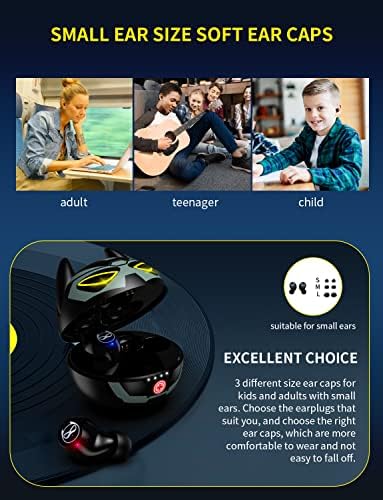 Kids’ Bluetooth 5.1 Wireless Earbuds – Adorable Waterproof Earphones with Dual Mics, 36-Hour Playtime, Hi-Fi Stereo Sound, and Gaming Mode – Perfect for Active Young Listeners and Learning on the Go