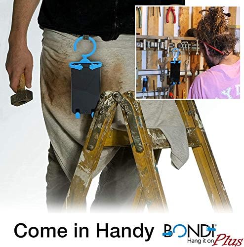 Ultimate Bondi Plus Flex Adjustable Phone Holder & Stand – Flexible Silicone Mount for Cars, Bikes & Desks – Compatible with Large Smartphones up to 6.75″ – Perfect for i Phone Xs, XR, 11, SE & Samsung Galaxy S10, S20 – Convenient Hands-Free Navigation & Streaming – Durable, Lightweight Design in Blue