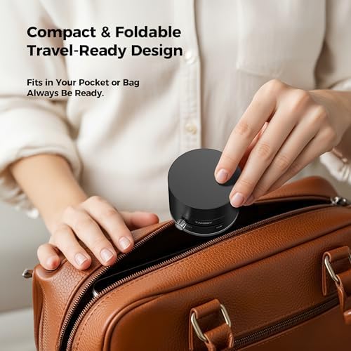 TANSEY Universal Magnetic Vacuum Phone Holder – 360° Swivel & Foldable Hands-Free Stand for Car, Kitchen, Gym, Desk & Travel – Strong Suction Cup, Enhanced Stability, White Design for All Smartphones