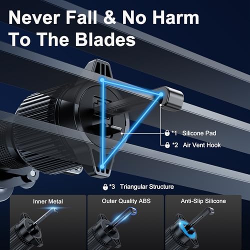 Z Fold 5 Gravity Car Mount – Versatile Dual-Form Phone Holder for Samsung Galaxy Fold Series, Google Pixel, and i Phone 16 with Thick Case Compatibility – Enhanced Stability for Safe Navigation and Hands-Free Convenience