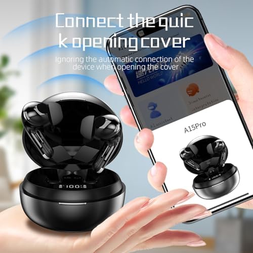 Charcoal Black 3-in-1 Smart Translation Earbuds – Effortless Real-Time Language Conversion with Bluetooth Connectivity, Supports 144 Languages & Accents, Superior Noise Cancellation for Uninterrupted Communication, Ideal for Travelers and Professionals, Ergonomically Crafted for All-Day Comfort and Portability