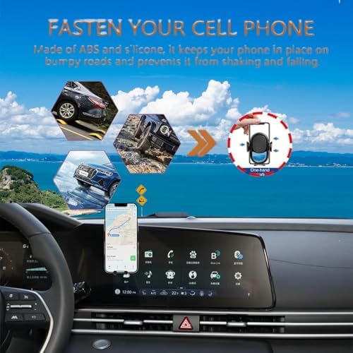 Upgrade Your 21-24 Hyundai Elantra with the Ultimate Hands-Free Car Phone Holder – 360-Degree Rotating Mount for All Smartphones, Easy Installation, and Enhanced Stability for Safer Driving Experience