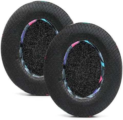 Upgrade Your Arctis Nova Experience with WC Freeze Cooling Gel Earpads – Optimal Comfort and Enhanced Sound Isolation for Pro Wired, Nova 7, 5, 4, 3, 1 Headsets – Designed by Wicked Cushions | Black | Superior Hybrid Fabric Technology for Long Gaming Sessions
