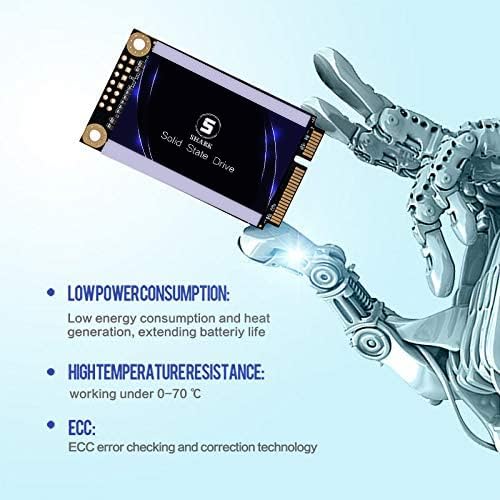 Transform Your System with the Shark Speed 64 GB MSATA SSD – High-Performance Internal Solid State Drive for Enhanced Speed and Storage in Desktops & Laptops – Lightning-Fast SATA III 6 Gb/s for Gamers and Professionals Seeking Unmatched Efficiency and Reliability