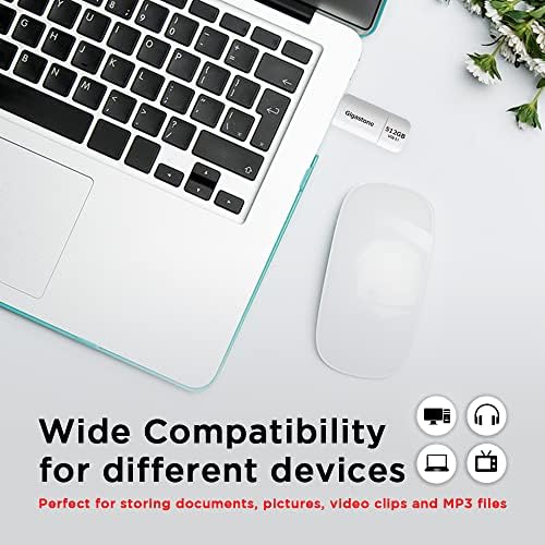 GIGASTONE 16 GB Dual Flash Drive Pack – Ultra-Fast 2-in-1 USB 3.2 Gen 1 with Type-A & Type-C Connectors for Seamless Data Transfer Across Smartphones, PCs, Macs, and More – Plug & Play Design with 100 MB/s Speed and Compact Cap for Easy Portability – Perfect for Students and Professionals