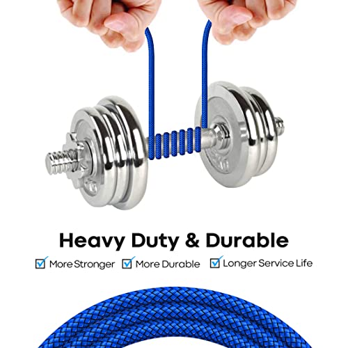 CLEEFUN 20 ft USB Type C Cable – Extra Long Nylon Braided Charger Cord for Fast Charging & Data Transfer, Compatible with Samsung Galaxy Note, LG, Moto, Pixel, Switch & More – Durable & Tangle-Free Design for Ultimate Convenience