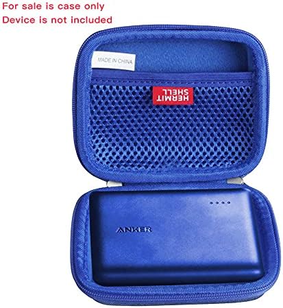Hermitshell Premium Hard EVA Travel Case for Anker Power Core 13000 Portable Charger – Lightweight Protection with Custom-Fit Design for Ultimate Portability and Accessibility – Ideal for On-the-Go Charging and Travel Safety
