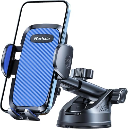 3-in-1 Phone Holders for Your Car [2025 Most Stable and Flexible Suction Cup] Vent Dashboard Windshield Cell Phone Car Mount Fit for iPhone, Samsung, All Phone – Enhanced Compatibility and Speed
