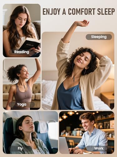 Experience Ultimate Serenity with Hearprotek Sleep Earbuds – USB-C Noise Isolation Earphones for Uninterrupted Comfort, Ideal for Relaxation, Air Travel, and Snoring Relief – Premium Silicone Tips for Perfect Fit and Enhanced Sound Quality