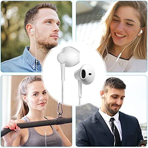 Superior 4 Pack USB C Earbuds for i Phone 16/15 Pro Max & Galaxy S23/S22 – High-Fidelity Wired Headphones with Integrated Microphone and On-the-Fly Volume Control – Ergonomic In-Ear Design for Ultimate Comfort and Compatibility with i Pad Pro & Google Pixel Series – Exceptional Sound Quality for Music, Podcasts, and Hands-Free Calls