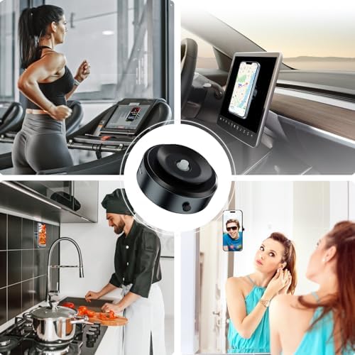 Revolutionary Magnetic Phone Holder for All Smartphones – Ultimate Hands-Free Solution with Vacuum Suction Technology for Car and Gym – Exceptional Stability and Seamless Multitasking Anywhere