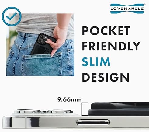 Revolutionary Love Handle PRO Magnetic Phone Grip & Stand – Ultimate Silicone Strap for i Phone & Android – All-in-One Device Mount, Kickstand, and Secure Holder – Experience Unmatched Stability, Style, and Convenience for Every Smartphone User