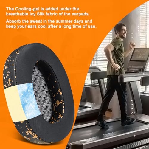 Upgrade Your Sony WH-H900 N & MDR 100 ABN Headphones with SOULWIT Snow Leopard Noise Isolation Replacement Earpads – Experience Unmatched Comfort, Superior Sound Quality, and Easy Installation for Noise-Canceling Over-Ear Headphones