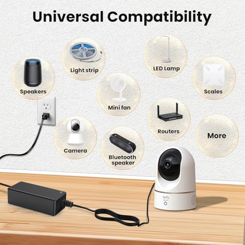 High-Performance 24 V AC Power Adapter – 2.5 A Output Universal Charger with Five 2.5 mm DC Jacks for Fast, Efficient Charging and Extensive Device Compatibility