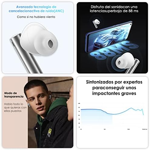 Unleash Superior Sound with realme Buds Air 3 Wireless Earbuds – Advanced Active Noise Cancellation, Enhanced 10 mm Dynamic Bass, and 30 Hours of Continuous Playtime in Striking Lemans Blue – IPX5 Water-Resistant Design for Ultimate Durability and Comfort During Workouts – Effortless Device Compatibility for Professionals and Audio Enthusiasts Seeking Quality and Style