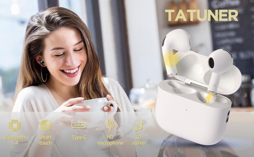 Premium Bluetooth Earbuds with Superior Noise Cancellation and Deep Hi-Fi Bass – Enjoy 32 Hours of Playtime, IPX7 Waterproof Design for Active Lifestyles – Effortless Pairing with i Phone & Android – Ideal for Audiophiles and Professionals Seeking Exceptional Audio Quality and Ergonomic Comfort