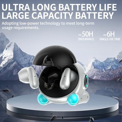 Revolutionary Bluetooth 5.4 Wireless Earbuds with Superior Noise-Canceling Technology – Ergonomic Touch Control for Seamless Audio Experience and Up to 48-Hour Extended Playback – Waterproof Design Perfect for Active Lifestyles and Fully Compatible with i Phone, Samsung, and Android Devices