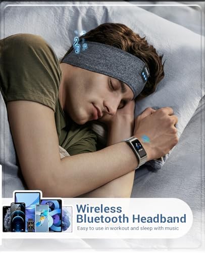 Perytong Wireless Bluetooth Sports Headband Headphones – Ultimate Comfort & Crystal-Clear Sound for Sleep, Yoga & Jogging – Perfect for Insomnia Relief, Meditation, and Easy Device Pairing