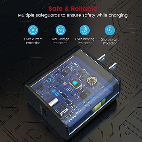 45 W USB-C Super Fast Charger for Samsung Galaxy Devices – Dual Pack with 6.6 ft Cable, Enhanced PPS/PD Wall Adapter for S25, S24, S23 Ultra, S22 Plus, and Galaxy Tab 8 – Ultimate Fast Charging Solution for Smartphones and Tablets