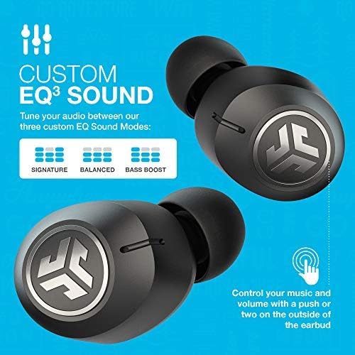 JLab JBuds Air ANC True Wireless Bluetooth Earbuds – Black | Superior Active Noise Canceling, Low Latency Movie Mode, Sweat-Resistant IP55 Design, Dual Connect Convenience, Customizable 3 EQ Sound Settings for Ultimate Audio Experience