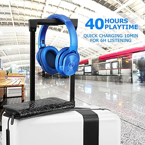 Unleash Immersive Sound Quality with ZIHNIC Rose Gold Bluetooth Headphones – 40-Hour Battery Life, Superior Noise Cancelling, and Plush Earpads for Ultimate Comfort – Perfect for Travel, Daily Commutes, and Home Listening – Seamless Device Pairing for Effortless Enjoyment