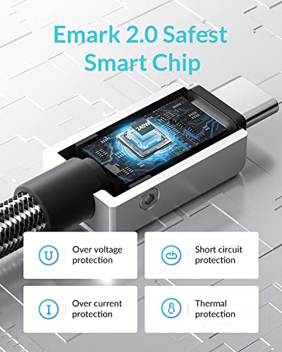 PHIXERO 240 W USB C to C Cable – Premium Zine Alloy, 3.3 Ft for High-Speed Charging & Data Transfer – Universal Compatibility for Laptops, Smartphones & Tablets – Durable & Flexible Design for Home & Office Use