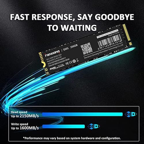 Unleash Unmatched Speed with the S501 512 GB NVMe SSD – High-Performance M.2 2280 Solid State Drive Perfect for Gamers and Professionals | Blazing-Fast Read Speeds Up to 2,150 MB/s & Write Speeds of 1,600 MB/s | Durability Meets Innovation with Enhanced 3 D NAND Technology | Effortless PCIe Gen3 x4 Installation for Seamless Upgrades in Laptops and Desktops | Transform Your Workflow and Gaming Experience Today!