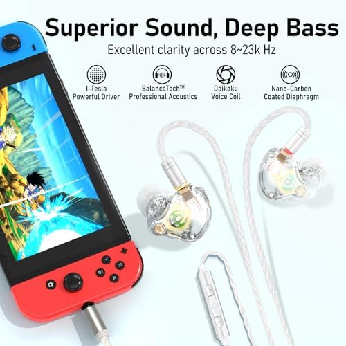 Unleash Exceptional Sound Quality with Vibes 202 MC USB-C Wired Earbuds: Premium Hi-Fi Audio, Advanced Noise Isolation, Ergonomic Comfort for i Phone 15/16 – Built-In Microphone for Effortless Communication & Durable Silver-Plated Cable – Includes Portable Case for On-the-Go Convenience