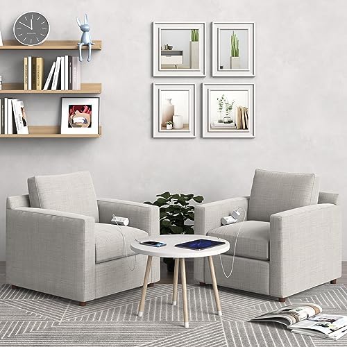 HEZI Couch Charging Station with 2 AC Outlets and 3 Fast USB Ports – 10 ft Flat Power Cord for Seamless Charging – ETL Listed Surge Protector for Furniture – Enhance Comfort and Stay Powered Up