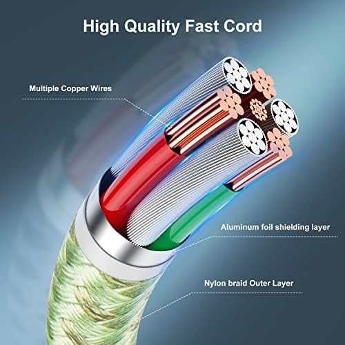 Essri 10 FT Nylon Braided i Phone Charger Cord 2-Pack – Fast Charging Lightning Cable for i Phone 14, 13, 12, 11, X, XS, XR, and 15 – Durable Blue 10 Foot Charging Solution for Ultimate Convenience and Style