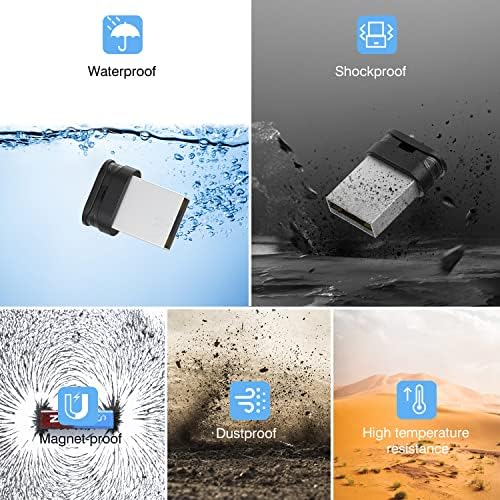 Maximize Your Data Capacity with K&ZZ Ultra Slim 64 GB USB Flash Drive 2 Pack – High-Speed USB 2.0 Memory Stick with Convenient Lanyard for On-the-Go Storage Solutions, Perfect for Students and Professionals