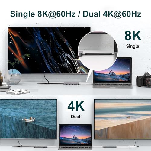 Ultra-Fast 8.5-Inch USB C Cable – Thunderbolt 4 Type-C C to C with 40 Gbps Data Transfer & 240 W PD Fast Charging – 8 K@60 Hz Video Output Compatible with i Phone 16 Pro Max, Mac Books & External SSDs – Perfect for Travel & Efficient Workspaces