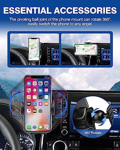 Autorder 360-Degree Rotating Car Phone Holder for Toyota Corolla 2019-2025 & Corolla Cross 2022-2025 – Hands-Free Air Vent Mount for Optimal Navigation & Communication – Durable & Sleek Design for Enhanced Driving Safety and Convenience