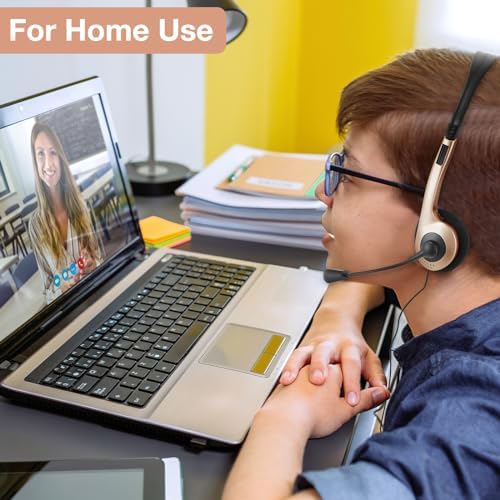 Yunsailing 30-Pack Classroom Headphones with Microphone – Lightweight, Adjustable On-Ear Earphones for Enhanced Student Engagement | Perfect for School, Remote Learning & Group Activities | Durable 3.5 mm Jack for Clear Audio Communication