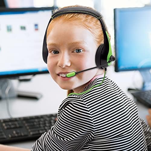 Avid AE-36 White Headset with Adjustable Boom Microphone – Ultimate Classroom Audio Solution for Students and Educators, Compatible with Tablets, Lightweight Design for Extended Use, Superior Sound Clarity for Testing and Assessments