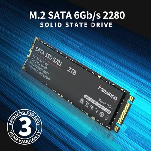 Boost Your System’s Performance with the S201 256 GB M.2 SATA III SSD – High-Speed Internal Solid State Drive for Laptops and Desktops, Featuring Rapid Read Speeds Up to 550 MB/sec and SLC Cache Technology for Ultimate Efficiency and Reliability