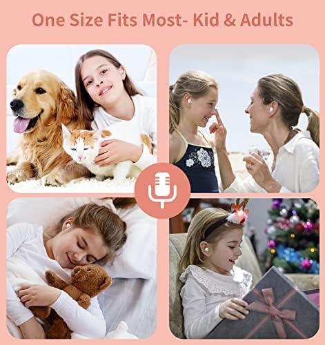 Kids’ Bluetooth 5.1 Wireless Earbuds – Adorable Waterproof Earphones with Dual Mics, 36-Hour Playtime, Hi-Fi Stereo Sound, and Gaming Mode – Perfect for Active Young Listeners and Learning on the Go