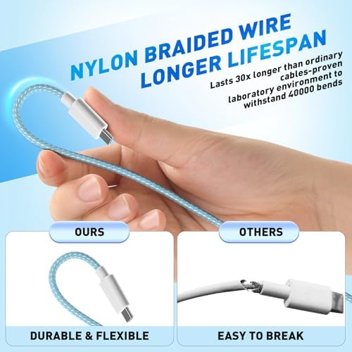 Ultimate 3-in-2 USB C Charging Cable for Apple Watch Ultra, SE & Series 1-8 – 4 FT Multi-Device Fast Charger in Stylish Gray – Sleek, Portable Solution for Effortless Power Anywhere – Streamlined Charging for Smartwatches and More
