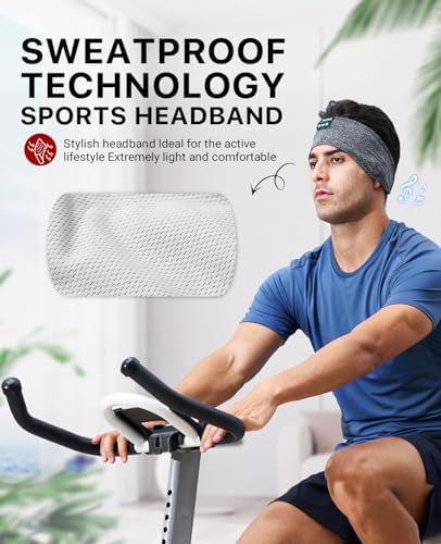 Perytong Wireless Bluetooth Sports Headband Headphones – Ultimate Comfort & Crystal-Clear Sound for Sleep, Yoga & Jogging – Perfect for Insomnia Relief, Meditation, and Easy Device Pairing