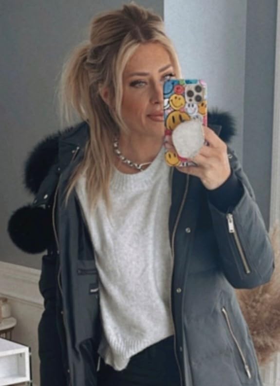 Transform Your Mobile Experience with CRYSTALFY White Clear Quartz Druzy Crystal Phone Grip – Versatile Kickstand & Unique Gemstone Top for i Phone, i Pad, Kindle & More – Handcrafted Natural Accessory with Enhanced Adhesion and Customizable Design – Perfect for Style, Functionality, and Gifting