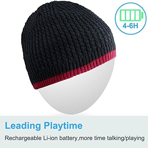 Bluetooth Beanie with Washable Wireless Headphones – Ultimate Outdoor Gear Featuring Bluetooth 5.0 for Crystal Clear Sound and Hands-Free Calls, Perfect for Hiking, Jogging, and Chill Days Outdoors