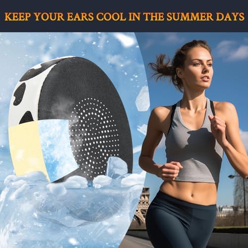 Revolutionary SOULWIT Cooling Gel Earpads for Jabra Evolve2 65 & 40 – Experience Ultimate Comfort with Breathable Ice Silk Fabric – Superior Replacement Ear Cushions for On-Ear Wireless Headsets – Perfect for Long Hours of Use in Sleek Black – Elevate Your Listening Experience with Enhanced Performance and Style