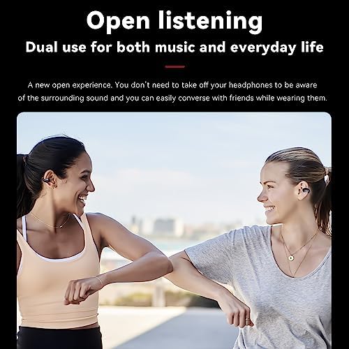 Revolutionary Bluetooth 5.3 Open Ear Wireless Earbuds – Advanced Noise Isolation & IPX7 Waterproof Design for Uninterrupted Adventures – Extended Battery Life with Smart Charging Case – Ultimate Comfort & Connectivity for Active Lifestyles & Outdoor Enthusiasts